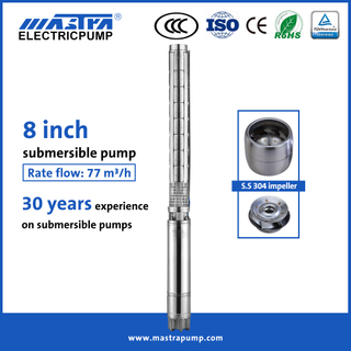 Mastra 8-дюймовые полностью из нержавеющей стали лучшие погружные скважинные насосы 8SP Китайский производитель погружных насосов