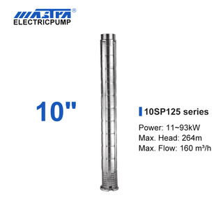 10-дюймовый погружной насос Mastra из нержавеющей стали - серия 10SP, номинальный расход 125 м³/ч