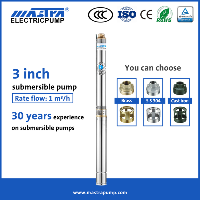 Mastra 3-дюймовый погружной солнечный водяной насос R75-T1 солнечные водяные насосы для сельского хозяйства