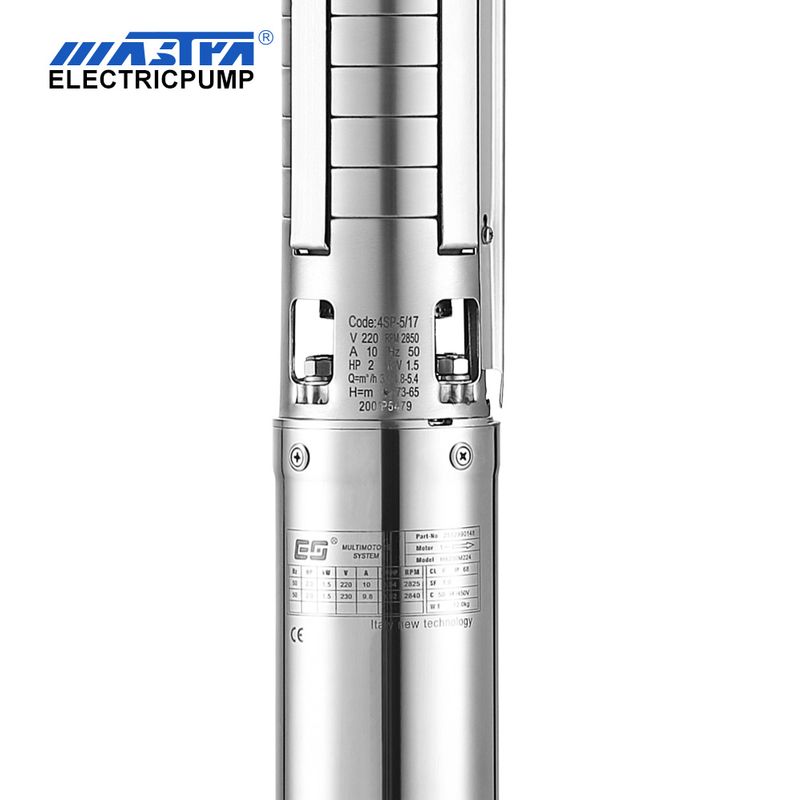 Mastra 4-дюймовый погружной насос из нержавеющей стали цена 4SP Франклин Электрический погружной насос для глубоких скважин двигатель 5 л.с.